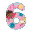 Doc McStuffins Number 6 Edible Icing Image